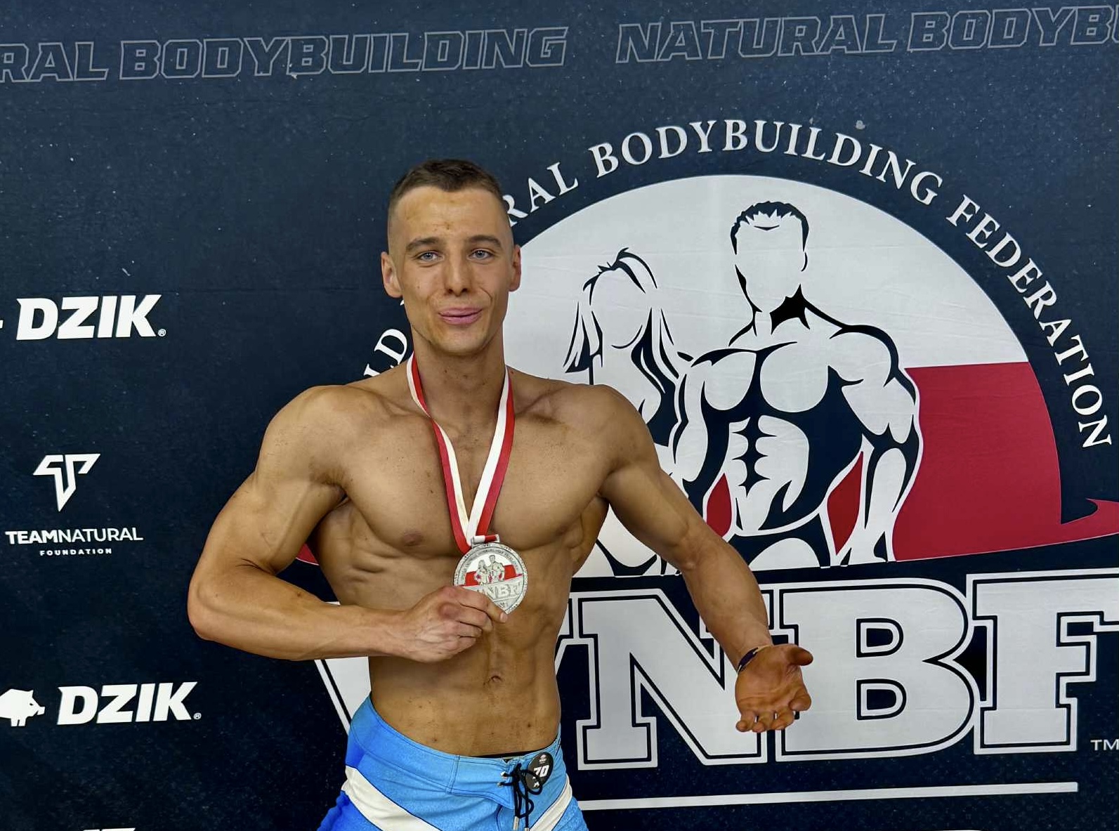 Norbert Kowalski podczas treningu